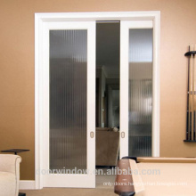 Customized Glass and wood pocket sliding door